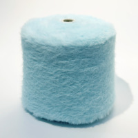 Fil fantaisie en nylon de 2,0 cm, fil à plumes pour pull, fil à cils de vison coloré