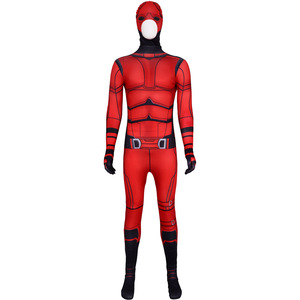 Combinaison de cosplay Daredevil Manyusha pour hommes adultes, rouge et noir, costume complet, costume d'Halloween, tenue de jeu de rôle, tenue de performance - Product Image 1