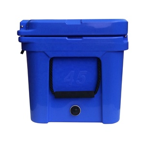 Glacière à roulettes en plastique haute performance de 45 QT, rotomoulée, pour crème glacée, bière, bouteilles - Product Image 4