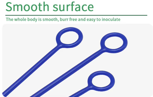 Untuk penelitian sampel Lab koleksi sampel konsumsi medis steril sekali pakai bakteri 1ul 10ul Loop inokulasi - Product Image 3