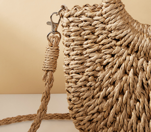 Bolsos <span class=keywords><strong>de</strong></span> mano tejidos a mano, bolsos <span class=keywords><strong>de</strong></span> paja con asa, bolsos <span class=keywords><strong>de</strong></span> hombro cruzados, bolsos <span class=keywords><strong>de</strong></span> <span class=keywords><strong>ganchillo</strong></span> - Product Image 5