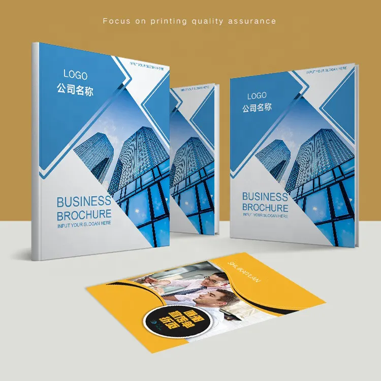 Broschüre Druckerei Benutzer definiertes beschichtetes Kunstdruck papier A4 A5 Produkt broschüre Broschüre Katalog Lehrbuch Anpassung