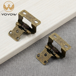 Factory Wholesale American Style Half Wrap Around Kitchen Cabinet Door <b>Hinges</b> Silent <b>Spring</b> <b>Hinge</b> Furniture <b>Hinges</b> - Product Image 1