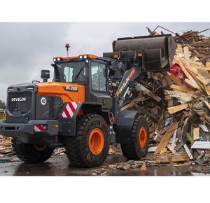 <span class=keywords><strong>Chargeur</strong></span> hydraulique de terrassement de 15,5 tonnes DL280-7 avec attache rapide et <span class=keywords><strong>fourche</strong></span> <span class=keywords><strong>à</strong></span> palettes <span class=keywords><strong>pour</strong></span> travaux logistiques industriels - Product Image 1