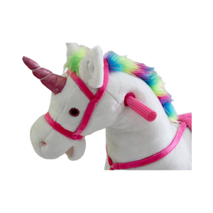 <span class=keywords><strong>Cavallo</strong></span> a Dondolo Unicorno per Bambini <span class=keywords><strong>Giocattolo</strong></span> di Peluche <span class=keywords><strong>Cavalcabile</strong></span> - Product Image 4