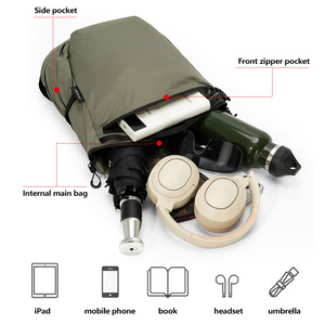 Thể Thao Ba Lô Người Đàn Ông Phụ Nữ Lưu Trữ Nhỏ Trọng Lượng Nhẹ Không Thấm Nước Có Thể Gập Lại Du Lịch Ngoài Trời Túi Nylon Chất Lượng Cao Túi sac De Thể Thao - Product Image 3