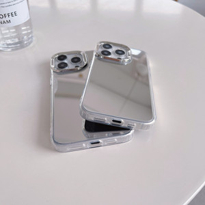Custom donne specchio trucco cellulare custodia per <span class=keywords><strong>iPhone</strong></span> X XS XR 11 12 <span class=keywords><strong>13</strong></span> 14 15 16 Pro Max Funda Para Telefono - Product Image 6