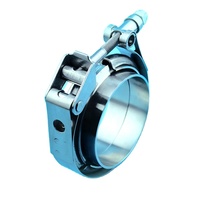 Collier de serrage en V en acier inoxydable avec 2 brides mâles et femelles pour échappement turbo et downpipes – Fabrication usine