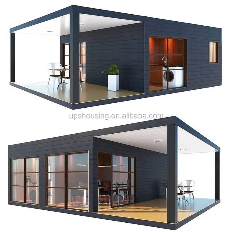 Container Woningen 20ft Prefab Verzending Tiny Huis Kit Container Huis Beweegbare Geprefabriceerde Huis