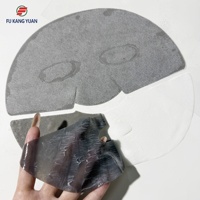 Masque Visage Professionnel en Hydrogel Bio-Collagène Gris Effet Peau de Verre avec Couche Crème Lipidique Nourrissante en Profondeur