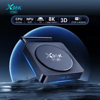 X98K Pro Smart TV Box Android 11 Rockchip RK3566 Quad Core 4GB 32GB 8K HD 1000M 2T2R Dual Wifi Set Top Box Reproductor Multimedia