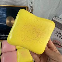 Jouet sensoriel anti-stress portable en silicone ultra-doux en forme de mini cube de tofu pour adultes