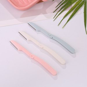 Depiladora de Cejas Plegable, Maquinilla de Afeitar Facial Portátil y Colorida para Cejas, Herramienta de Belleza - Product Image 3