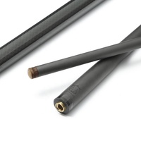 Queue de billard en fibre de carbone pure, technologie noire