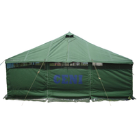 Meilleure Grande Tente Safari de Luxe Extérieure en Toile Oxford Vert Olive Quatre Saisons, Imperméable en PVC, Camouflage, Une Chambre