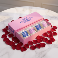 Boîte cadeau magnétique rigide rose en gros, finition mate douce au toucher, emballage en papier haut de gamme pour marques de luxe