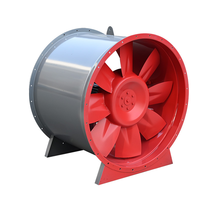 Ventilateur axial industriel de lutte contre l'incendie HTF, souffleur haute efficacité haute température, ventilateur d'extraction de fumée haute pression, NOUVEAU