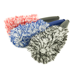 Chine vente en gros poignée confortable sans rayures microfibre lavage de voiture roue nettoyage jante pneu <span class=keywords><strong>brosse</strong></span> <span class=keywords><strong>pour</strong></span> le nettoyage des détails automobiles - Product Image 2