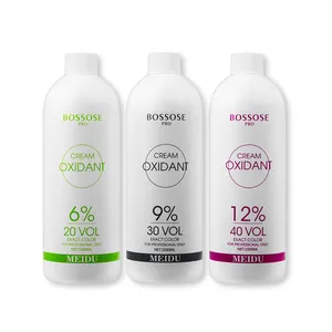 Fábrica de alta calidad de proveedor de mejor precio de volumen 20 30 40 antioxidante peróxido profesional crema color de pelo desarrollador en tinte de pelo