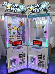 Machine de jeu distributrice de peluches à monnayeur, avec <span class=keywords><strong>minuteur</strong></span> de défi 'Stop Time 7s', figurine, en métal, plastique et acrylique, version anglaise, pour intérieur - Product Image 2