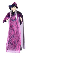 Décoration d'halloween commande vocale sorcière fantôme suspendu barre de son rougeoyante chambre secrète maison hantée thème d'horreur accessoires de décoration