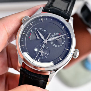 นาฬิกาข้อมือผู้ชายระบบออโตเมติกสุดหรู ดีไซน์โดดเด่น พร้อมหน้าปัดแสดงพลังงานสำรอง ฟังก์ชั่นแสดงเวลาสองเขตเวลา และวันที่ - Product Image 2