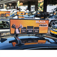 AWSTOUCh Pabrik Langsung P2.5 Kontrol Manajemen Cerdas HD HDR10 IP65 Tahan Air Layar Video LED Atap Taksi Manajemen Atap Mobil