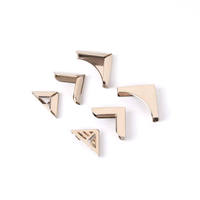 Protège-coins métalliques décoratifs de qualité supérieure pour livres, albums photo et menus – Protection d'angle plate pour sacs et livres