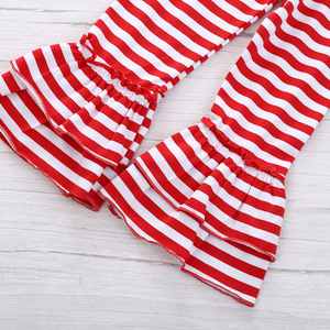 Kids Christmas Clothes Children <b>Santa</b> Baby Pant Sets Girls Top <b>Suit</b> With Flared Trousers of China - Product Image 6