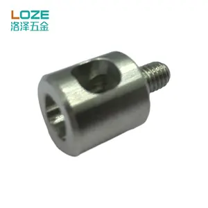 Customized Black Anodized Aluminum Camera Connector Precision CNC Machining Parts With Exceptional Service