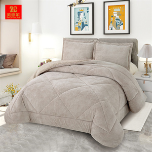Tùy chỉnh nhung Quilt sợi nhỏ <span class=keywords><strong>Comforter</strong></span> Set <span class=keywords><strong>Sherpa</strong></span> lót <span class=keywords><strong>Comforter</strong></span> - Product Image 1