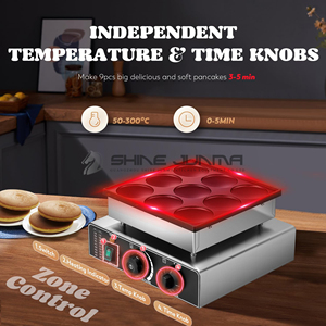 Machine à <span class=keywords><strong>Crêpes</strong></span> <span class=keywords><strong>Électrique</strong></span> Antiadhésive Professionnelle, <span class=keywords><strong>Crêpière</strong></span> Hollandaise Commerciale Personnalisée, Machine à Mini Pancakes <span class=keywords><strong>Électrique</strong></span> - Product Image 4