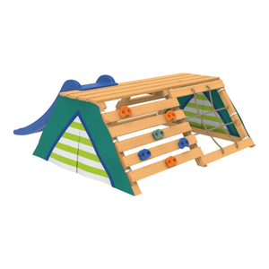 Di alta qualità della marca EZ esterno in legno arrampicata telaio & cuby House attrezzature per il divertimento per il gioco dei bambini - Product Image 5