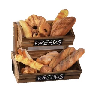 Wooden storage rack, multi-tiered fruit and vegetable <b>shelf</b>, solid wood dessert table, <b>desktop</b> sundries and cake display rack - Product Image 5