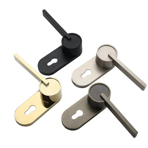 Maniglie <span class=keywords><strong>per</strong></span> <span class=keywords><strong>Porte</strong></span> di Stile OEM a Prezzo Competitivo, Maniglia Interna Nera Simmetrica <span class=keywords><strong>per</strong></span> Ufficio, Meccanismo a Leva, Accessori Hardware - Product Image 1