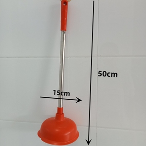 Stantuffo wc lavello scarico <span class=keywords><strong>bagno</strong></span> cucina intasata per wc lavelli scarichi con manico in legno plastica tazza di gomma potenza di aspirazione - Product Image 5