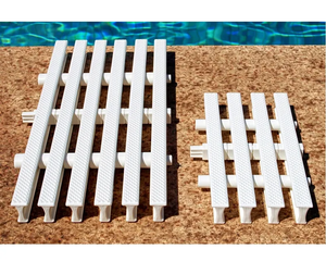 Grille de <span class=keywords><strong>piscine</strong></span> Grille de débordement de natation Gouttière en <span class=keywords><strong>plastique</strong></span> antidérapante 18 20 25 30 cm de largeur - Product Image 3