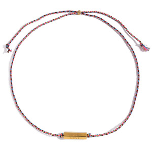 Collar con colgante de corazón de amor, acero inoxidable, chapado en oro, cadena de cuerda rosa, joyería de regalo - Product Image 5