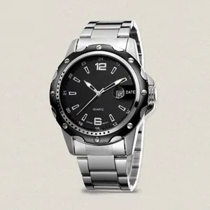 43.5毫米超大尺寸防水不锈钢表带合金表壳男士手表