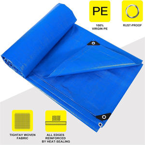 Telo in Polietilene Impermeabile Multiuso Resistente YRH 30X50ft, Rotolo di Tela Cerata in PE PVC - Product Image 4