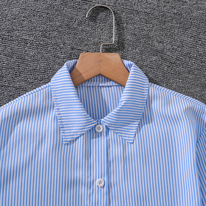 Completo Casual Primaverile per Ragazze 8-12 Anni in Tessuto Misto Poliestere/Cotone Traspirante con Camicia a Righe a Maniche Lunghe e <span class=keywords><strong>Pantaloni</strong></span> a Zampa - Product Image 4