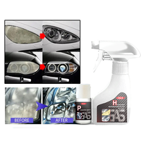 Kit de polissage de phares automobiles OEM 180 ml + 10 ml, marque privée, nettoyant pour phares anciens, spray de lavage, marque OGAS, garantie 3 ans