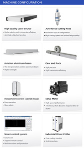 CNC Professional Open Type 1500*3000mm verschiedene Metall lasers chneide maschinen - Product Image 4