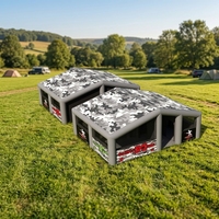 WINSUN Labyrinthe de tir au laser gonflable, Tir au laser gonflable à vendre Chapiteau gonflable