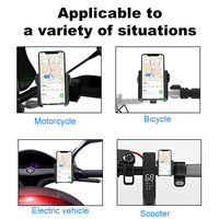 ODIER ODM Produits phares Support de téléphone portable pour vélo en plastique ABS/PC avec support personnalisé en alliage d'aluminium