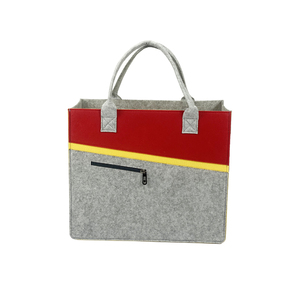 Borsa Tote in Feltro Leggera e Portatile con Logo Personalizzato, Ecologica e Riutilizzabile, per Shopping, Regalo per Donne e Bambini 30x35x15cm - Product Image 1