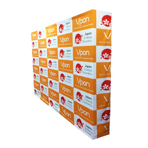 Backdrop tùy chỉnh in ấn ngoài trời trong nhà triển lãm thương mại hiển thị Pop Up Banner Backdrop cho khuyến mãi - Product Image 6