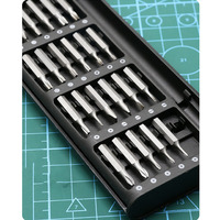 Set obeng presisi 25 in 1, alat perbaikan Mini Torx magnetik sekrup Driver bit untuk Phoine Laptop Watch