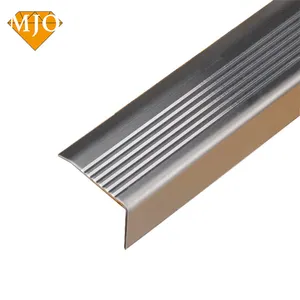 Foshan MJO Stair Nosing Trim Stainless Steel Tile Trim For Tile Floor Decoration 304/316 Ceramic Tile Trim Free Sample