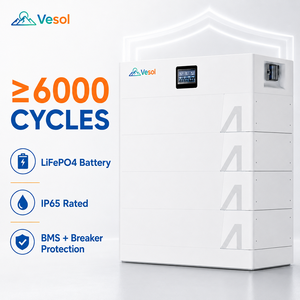 Batterie lithium haute tension empilée de 15 kWh, 23 kWh, 30 kWh, 38 kWh, 46 kWh pour système de stockage d'énergie résidentiel (ESS) et alimentation de secours solaire - Product Image 5